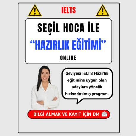 4 Haftalık IELTS Strateji Grup Eğitimi