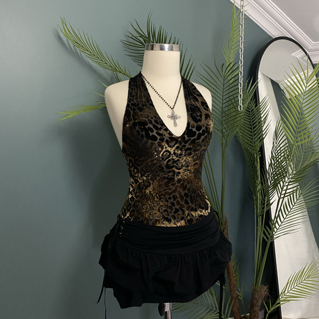 Velvet Burnout Bodysuit
