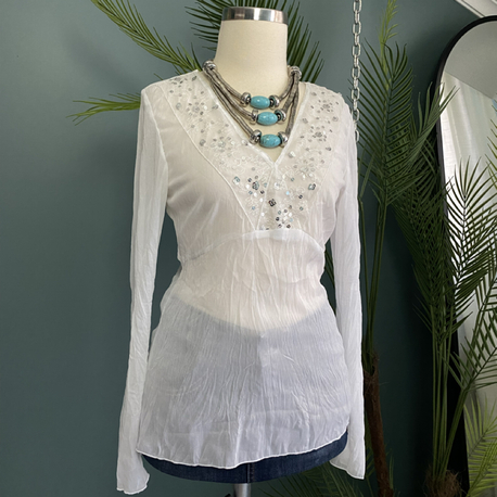 Du Se Sequin Blouse