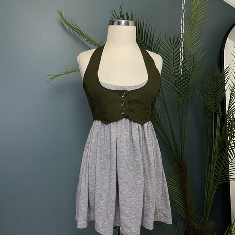 Halter Vest Babydoll Dress /Tunic