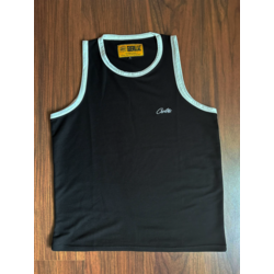 Black White Men's Vest