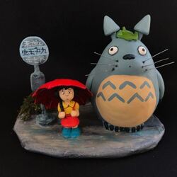TOTORO figür-diorama