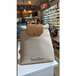 Benetton bej/camel sırt çantası bnt 1608