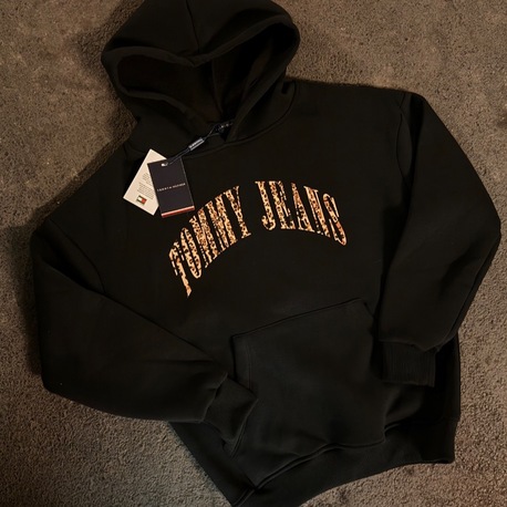 Tommy Jeans Leopar Desen Logolu Sweatshirt