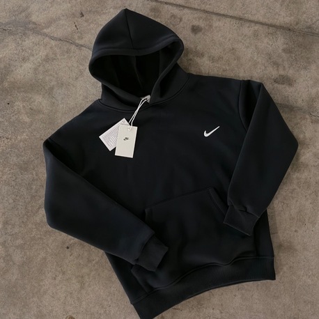 Nakışlı Nike Minimalist Siyah Sweatshirt