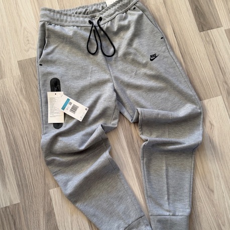 Premium Tech Fleece Eşofman Altı – Gri