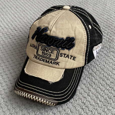Vintage Washed Hawaii Beyzbol Şapkası
