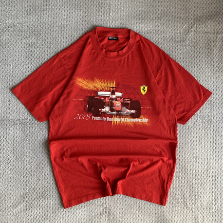 Vintage 2005 Ferrari World Champions Tee