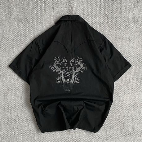Vintage Y2K Affliction type Gömlek