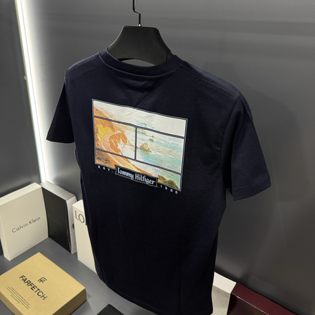TH Premium T-Shirt (sırt detay) lacivert