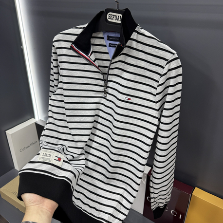 TH Premium Yarım Fermuar Sweatshirt