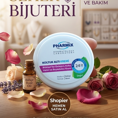 Başlık: Pharmix Bitkisel Koltuk Altı Beyazlatıcı & 24 Saat Ter Önleyici Krem

