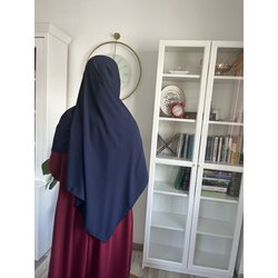 MEDİNE İPEĞİ LACİVERT ŞAL