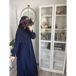 MİHRİMAH LACİVERT FERACE