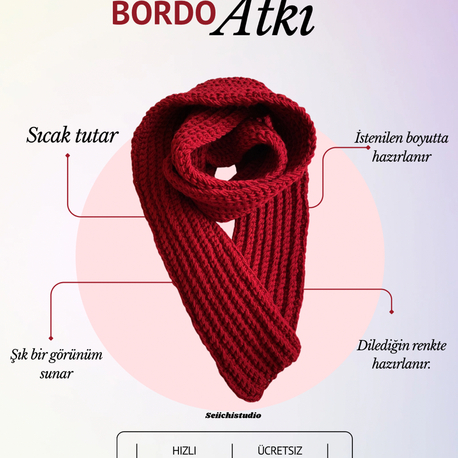 Bordo atkı