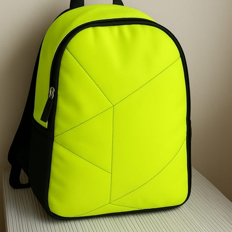 sirtcantasi neon sari yesil