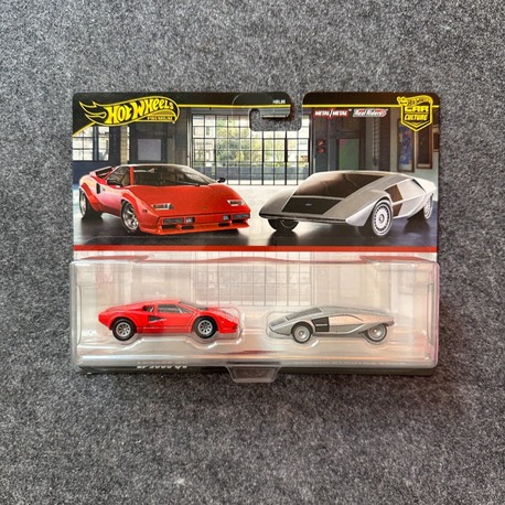 Hot Wheels Premium Car Culture Lamborghini Countach & Lancia Stratos 2'li Set
