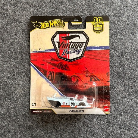 Hot Wheels Porsche 917K Vintage Racing Car Culture Premium