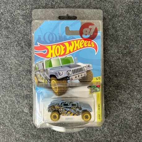 Hot Wheels Dino Riders Blue Humvee Hummer (2018)