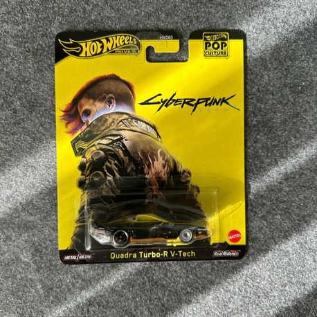 Hot Wheels Quadra Turbo-R V-Tech Cyberpunk Pop Culture Premium (2025)