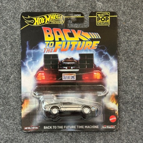 Hot Wheels Back To The Future DeLorean Time Machine Pop Culture Premium (2024)