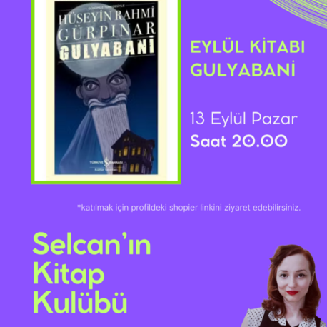 Gulyabani Kitap Kulübü Toplantısı Eylül