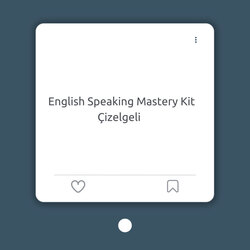 English speaking mastery kit (çizelgeli)