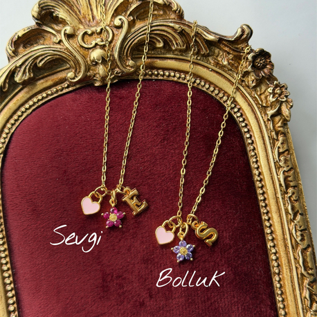 Kişiye Özel Bolluk&Sevgi Minimal Kolye