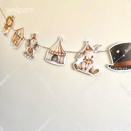 Sirk Temalı Banner - Opsiyon Seçiniz
