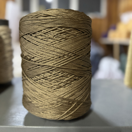 3MM KAHVE POLYESTER MAKROME İPİ (1KG)