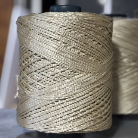 POLYESTER KREM MAKROME İPİ 4MM (1KG)