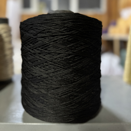 3MM SİYAH POLYESTER MAKROME İPİ (1KG)