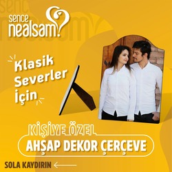 Kişiye Özel Fotoğraf Baskılı Ahşap Dekor Çerçeve
