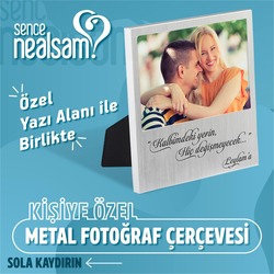 Kişiye Özel Metal Fotoğraf Çerçevesi
