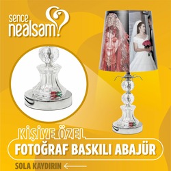 Kişiye Özel Fotoğraf Baskılı Abajür
