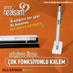 Kişiye Özel Çok Fonksiyonlu Kalem Gümüş