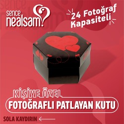 Kişiye Özel Fotoğraflı Patlayan Kutu