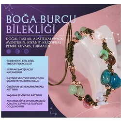 Boğa Burcu makrome Bileklik
