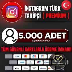 İNSTAGRAM | TÜRK TAKİPÇİ ( PREMİUM ) 5.000 ADET