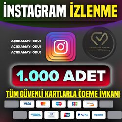 İNSTAGRAM | İZLENME ( PREMİUM ) 1.000 ADET