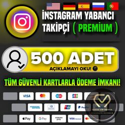 İNSTAGRAM | YABANCI TAKİPÇİ ( PREMİUM ) 500 ADET