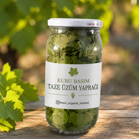 KURU BASIM ÜZÜM YAPRAĞI 500 Gr