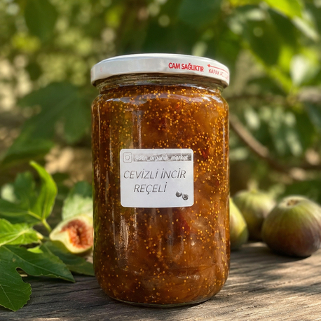 CEVİZLİ İNCİR REÇELİ 850 Gr