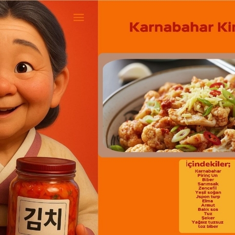 Karnabahar Kimchi 500gr