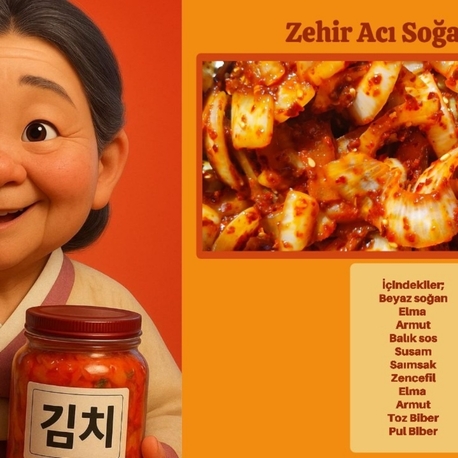 Zehir acı soğan meze 600gr