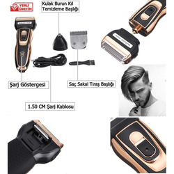Dearling RF-573 3in1 Traş Makinesi