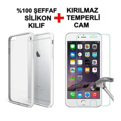 0.2mm Silikon Kılıf+9D Kırılmaz Cam