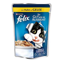 Felix Tavuklu Pouch Yaş Kedi Maması 100 Gr x20 Adet