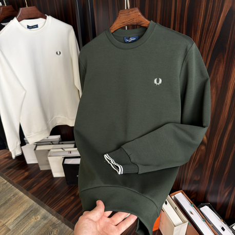 Fred Perry Premium Sweatshirt (Yeşil)