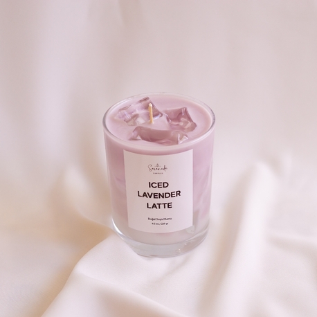 Iced Lavender Latte 